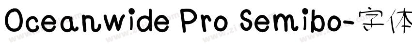 Oceanwide Pro Semibo字体转换